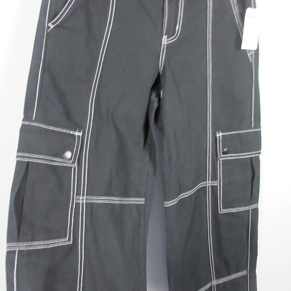 Empyre Alani Relax Loose Fit Pants Women S Black Low Rise Cargo Streetwear 604 - Picture 14 of 14